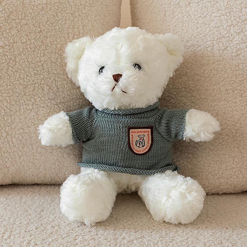 Plush Toy Teddy Bear Doll Sweater Bear Doll Birthday Gift Plush Doll Stall