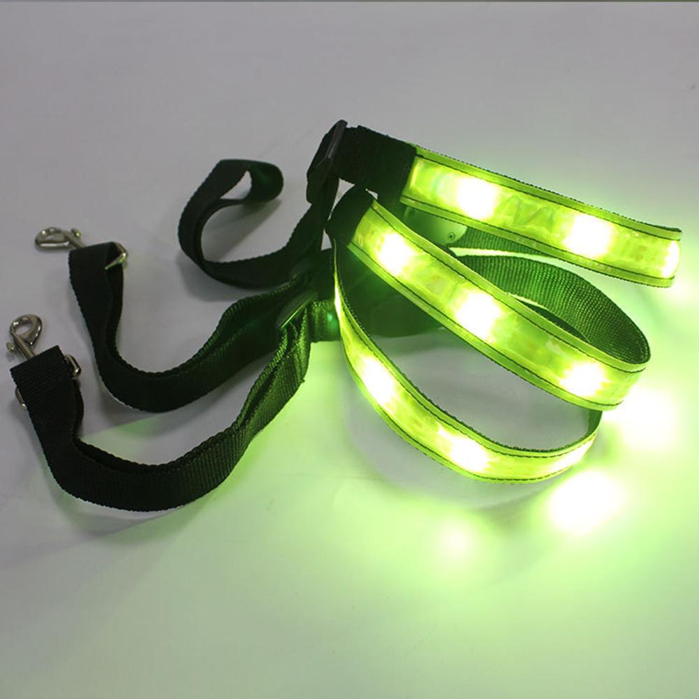 LED Light Horse Breastplate Collar Adjustable Visibility Tack Equestrian Safety Gear With 3 Lighting Modes For Riding Show
