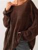 Knitted Hollow Sweater Summer New Women's See-Through Thin Round Neck Bell Sleeve Knit T-Shirt