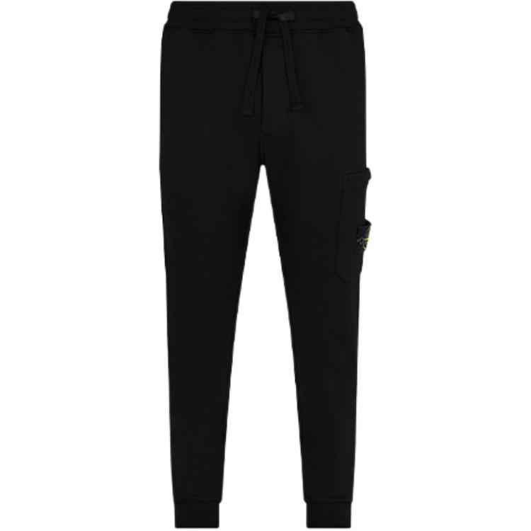 STONE ISLAND Garment Dyed Cargo Pants Black 731564520-V0029