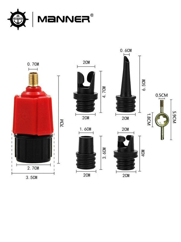 SUP Paddleboard Air Valve Adapter: Multifunctional Converter for Kayak, Inflatable Boat, Tent, and Bed