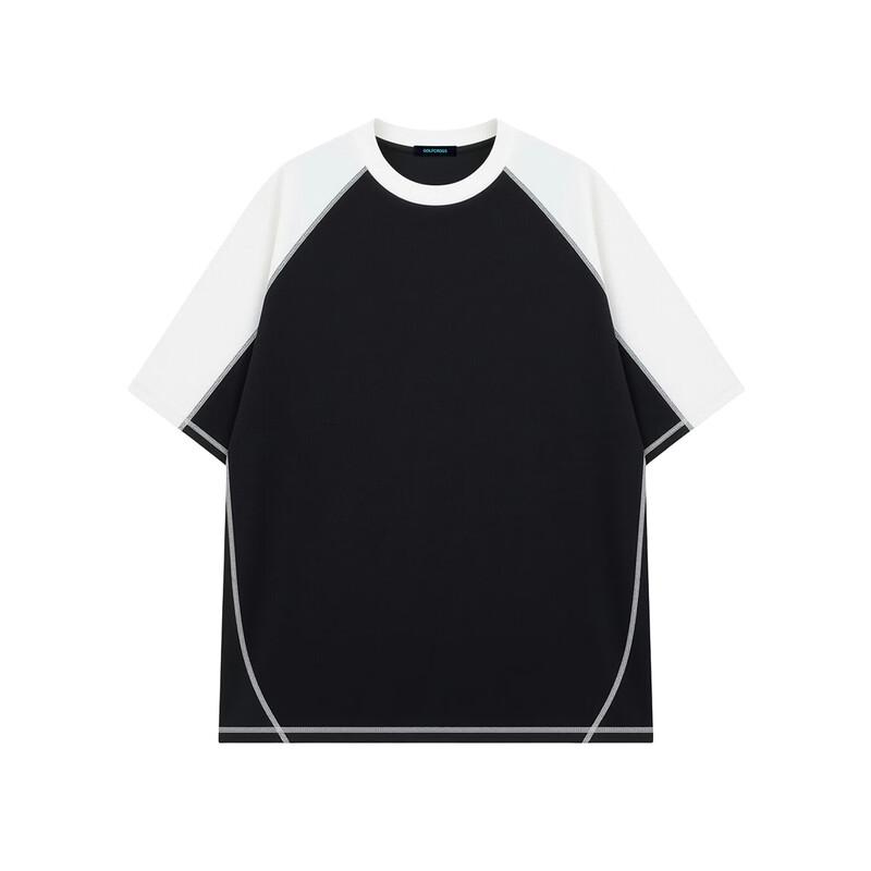 GOLFCROSS Unisex Color-Block Quick-Dry T-Shirt M
