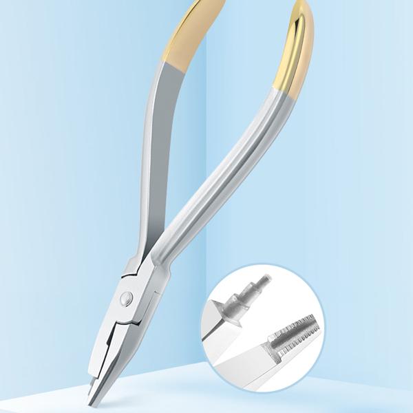 Dental Combination Pliers with Cutting Trapezoidal Tip Arch Wire Bending Forming Pliers Dentist Orthodontic Tools Forceps