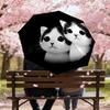 Adorable Kitten Print Umbrella   Automatic Opening & Closing, Outdoor Protection, Lightweight and Durable Travel Accessory 128