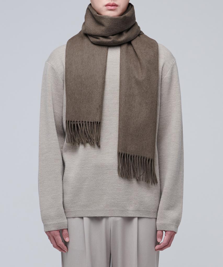 MUSINSA STANDARD 100% Merino Wool Scarf [Mocha]