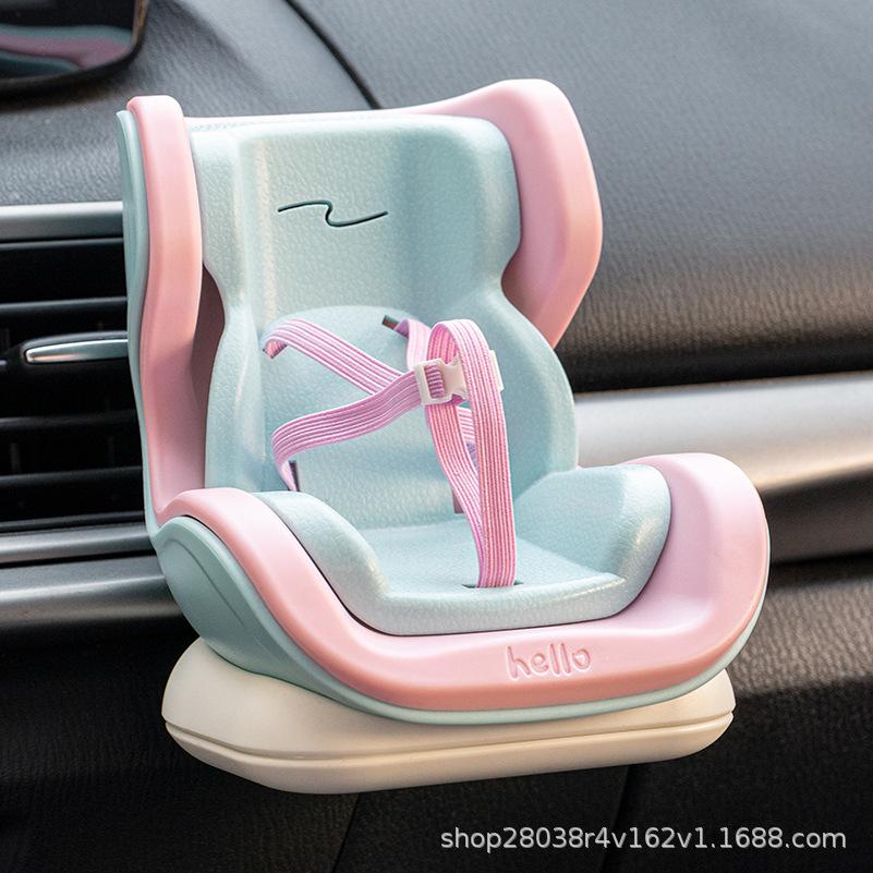 1PC High Quality Car Doll Accessories with Air Conditioning Out Trend Clip and Desktop Stand for 3.94-6