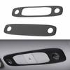 For Tesla Model 3 2017- Matte Black Front Rear Reading Lamp Frame Cover Trim