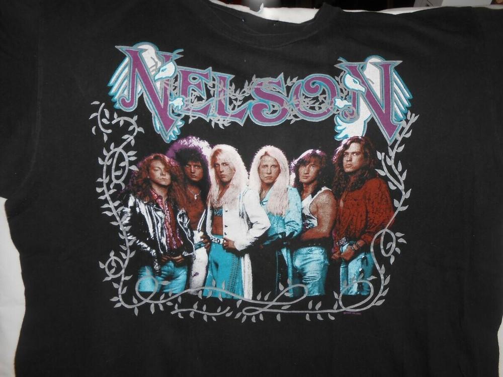 Nelson Band Konzerttour 1990 T-Shirt Unisex Baumwolle Alle Größen