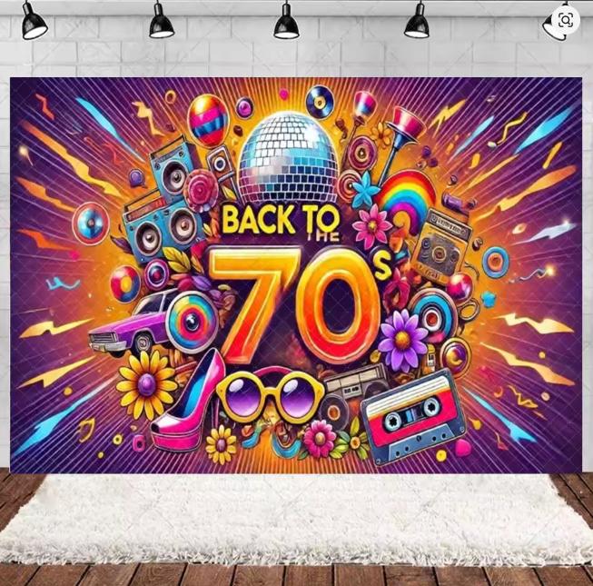 Retro Zurück in die 70er 80er 90er Hintergrund Neon Graffiti Klebeband Disco Hintergrund Geburtstagsparty Freunde Party Fotostudio Dekoration