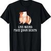 Funny Guinea Pig, Live Weird Fake Your Death, Watercolor T-Shirt