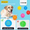 Squeezing Dog Toy Ball, a small dog teeth grinding toy, free of bisphenol A, non-toxic, spiky medium size, large and