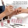 10er-Gitter Nicht-magnetischer Acryl-Nagelständer Ständer für falsche Nägel Halter für Tips Für Katzenaugen-Gel Press-On-Nägel Display-Rack Praktisch