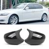 Horn Style Mirror Housing Bullhorn Design Side Mirror Cover 51167205291 51167205292 Replacements for E90 E91 E92 E93