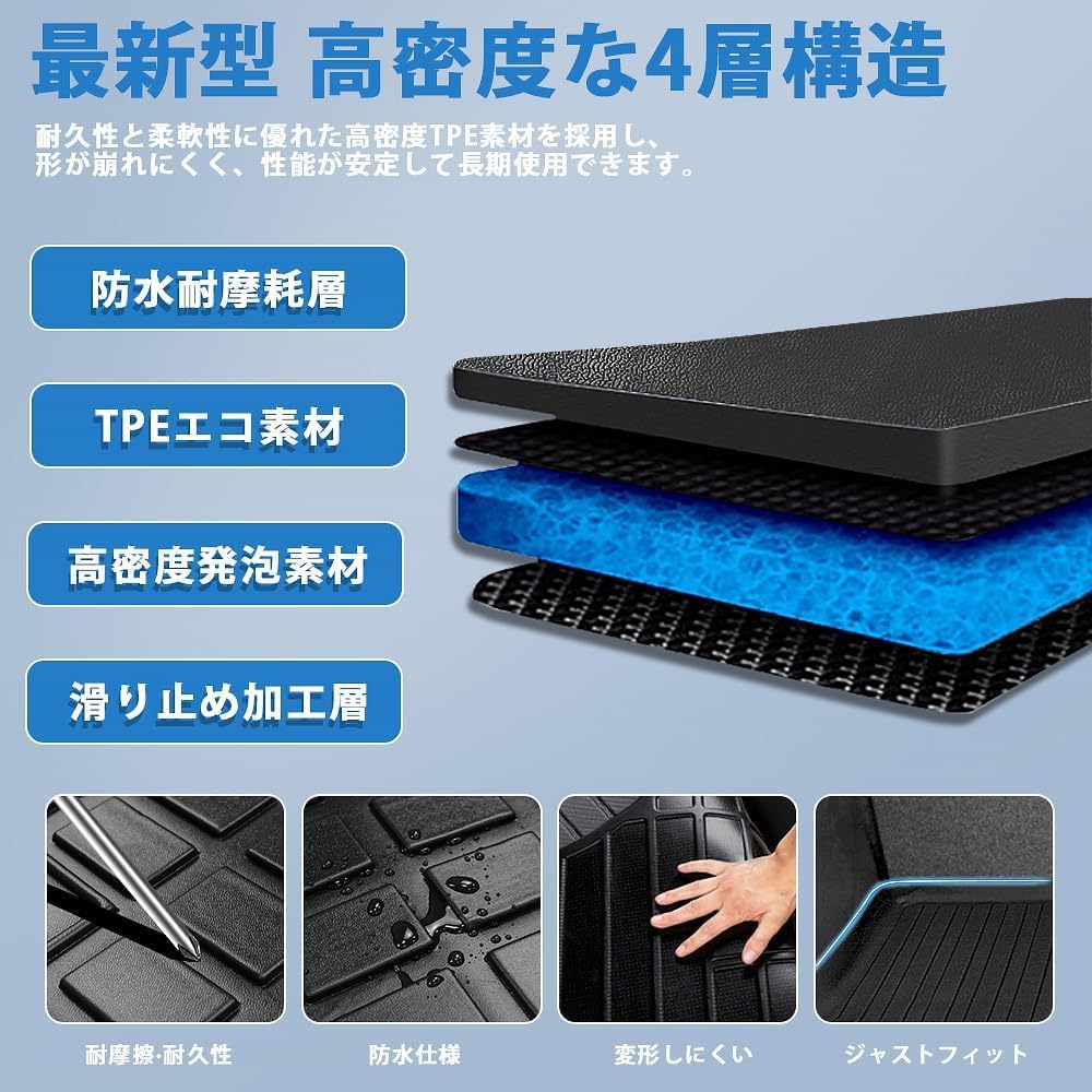 New Camry 70 Series Custom Luggage CAMRY 3D Trunk TPE Cargo 3D Easy Car Custom Parts Camry 70 (10th Generation) Mat, 70, Vehicle-Specific Design, Mat,