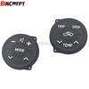 2PC Multifunction Steering Wheel Switch Control Button Panel Rubber For Toyota Prius 30 09-13 Prius Eco 10-13 ZWV30 XW30 10-12