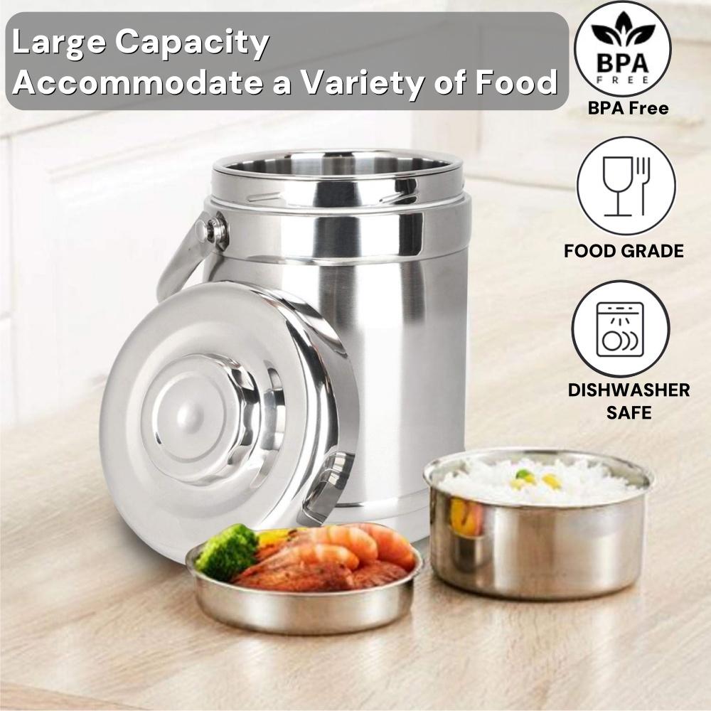 Stainless Thermal Insulation Bento Lunch Box Pot Jar Thermos for Hot Food Storage Containers Lunchbox Packed Lunch Refrigerators