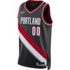 NBA Dri-Fit Henderson Trail Blazers Swingman Jersey Letter Print Cool Comfortable Breathable Crew Neck Sleeveless Tank Men Jersey DN2020-016