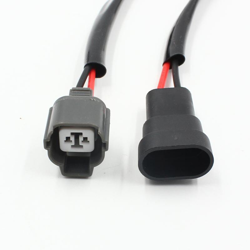 9005 HB3 9006 HB4 To D2 Xenon BALLAST Power Plugs Wire Harness Wiring ADAPTER for UNIVERSAL