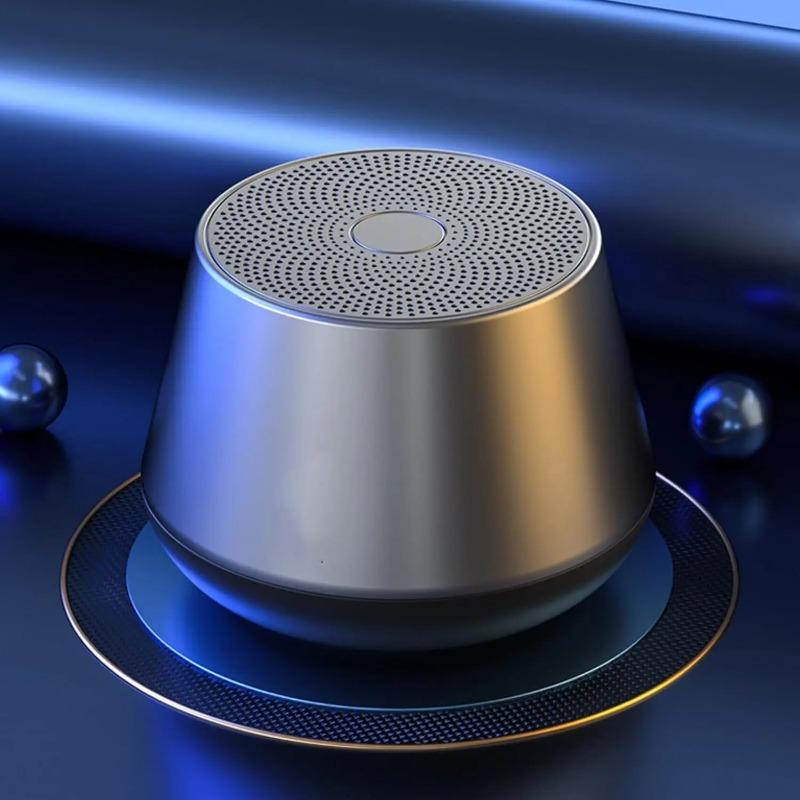 Bluetooth Sound Boxes Outdoor Portable Wireless Speaker Support TF Card Metal Accent Voice Call Portable Audio/video Device