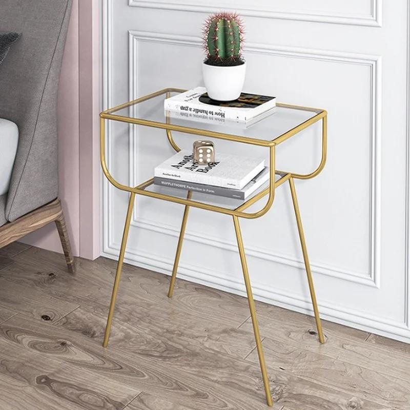 Nightstands Modern Bedside Table Bedroom Furniture Iron Side Table Nordicsofa Corner Storage Cabinet Small Table Bedside Cabinet