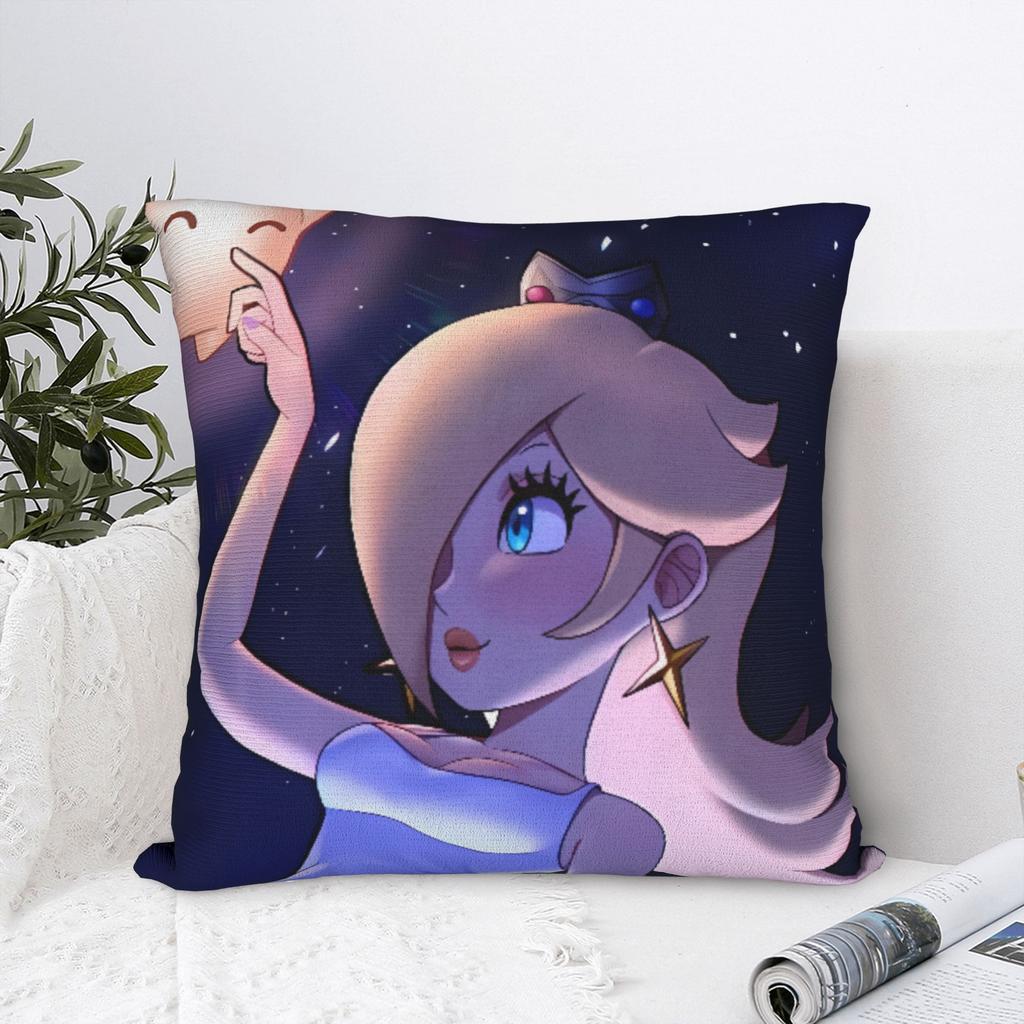 3D Princess Rosalinas Pillow Case Comfy Pillow Cover For Living Room Sofa Vintage Cushion Cover