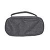 Handheld Double-layer Pencil Case Oxford Cloth Solid Color Student Case Pencil with Pen Clip Compartment Storage Bag School Stationery