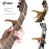 SONDERY Capo for Acoustic and Electric Adjustable Trigger Bridge Pin Removal Wood Grain Quick Change 6-String Guitars, Tension, Function, Finish,
