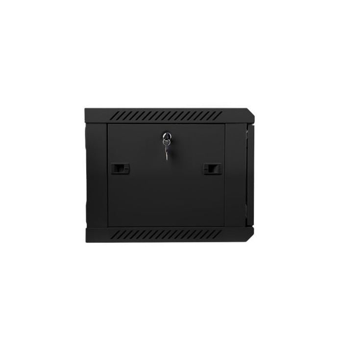 Bastidor de pared Lanberg WF01-6406-10B 6U 60kg IP20 Rieles de rack y gestión de cables