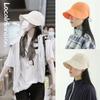 Zhao Lusi's same style sun hat for women in summer Korean-style drawstring quick-dry UV protection sunshade face-covering fisherman hat