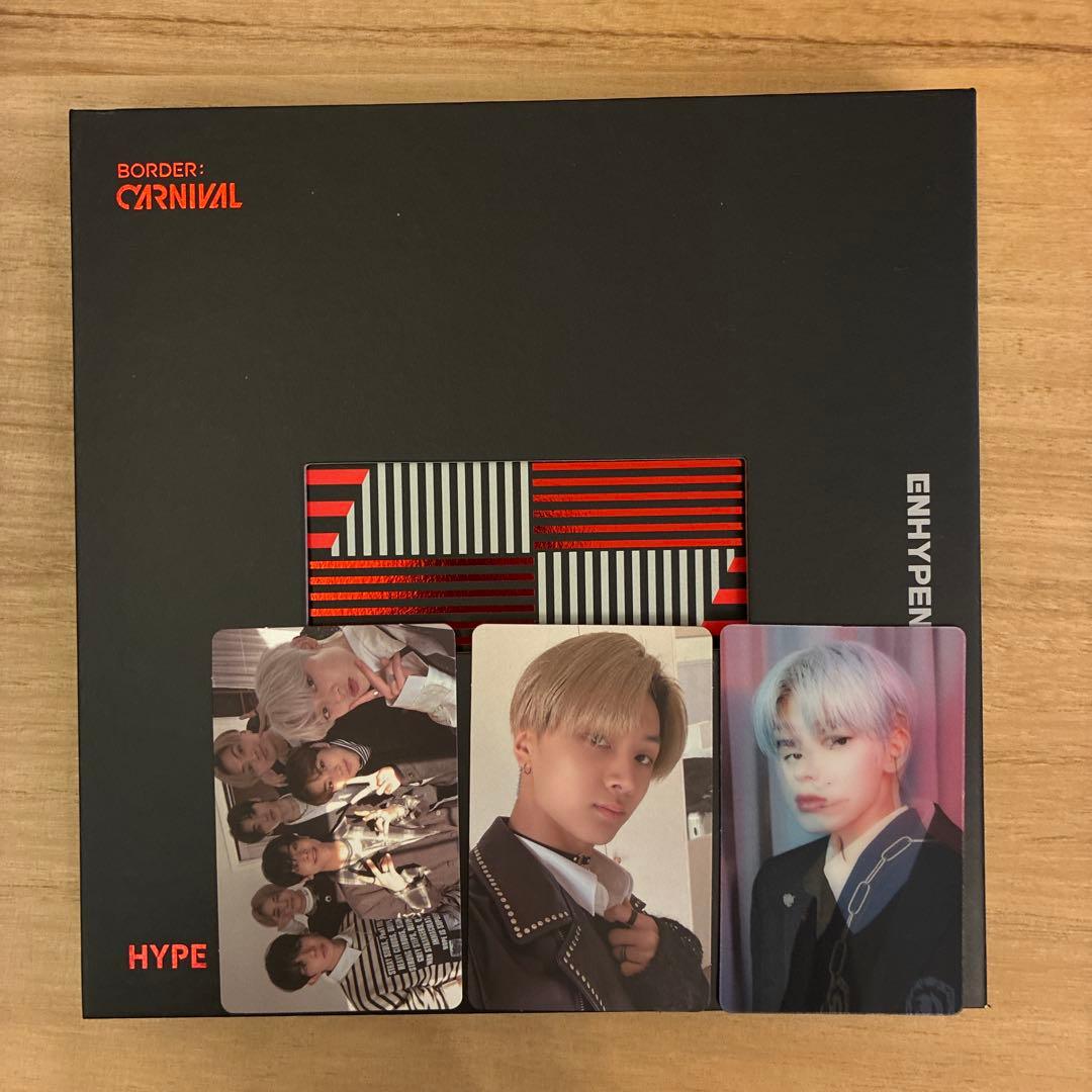 

[БУВШИЙ У ВЖИВАННІ] ENHYPEN BORDER: КАРНАВАЛ з колекційними картками, всі Джейсон