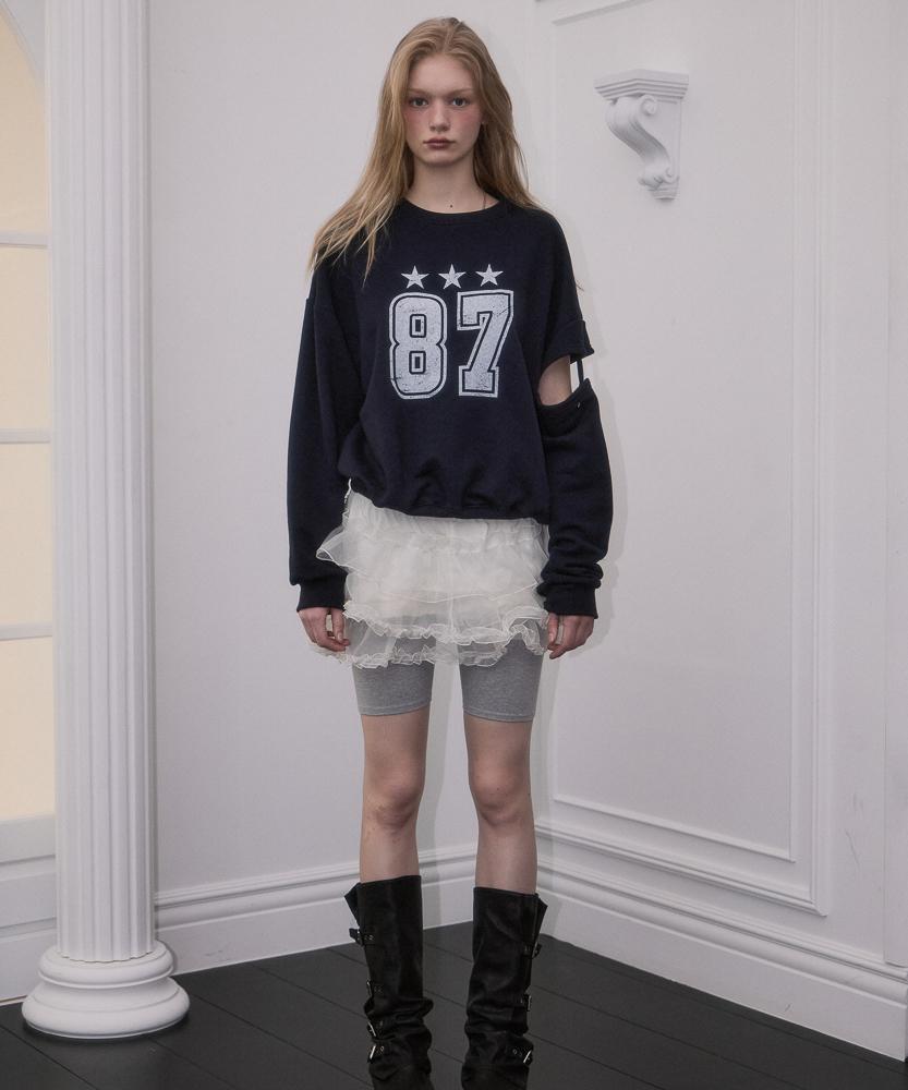 ROSEFRANTZ No.87 Star Sweatshirt [Navy]