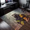 Firefighter Rug Gaming Room Decor Crystal Velvet Carpet Modern Office Floor Mat Anti Slip Durable Design for Home and Workspace
