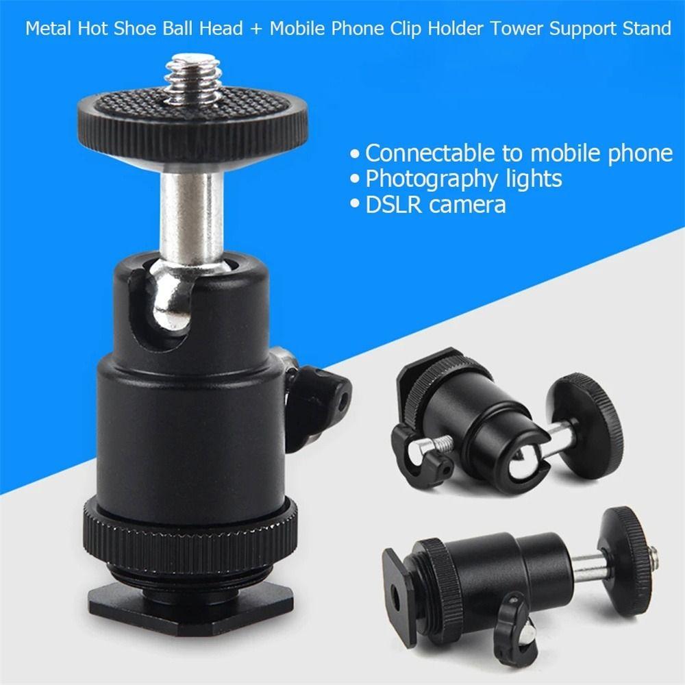 Holder Handsfree Tripod Monopod Stand Hot Shoe Phone Clip Phone Bracket Holder Moblie Phone Clip