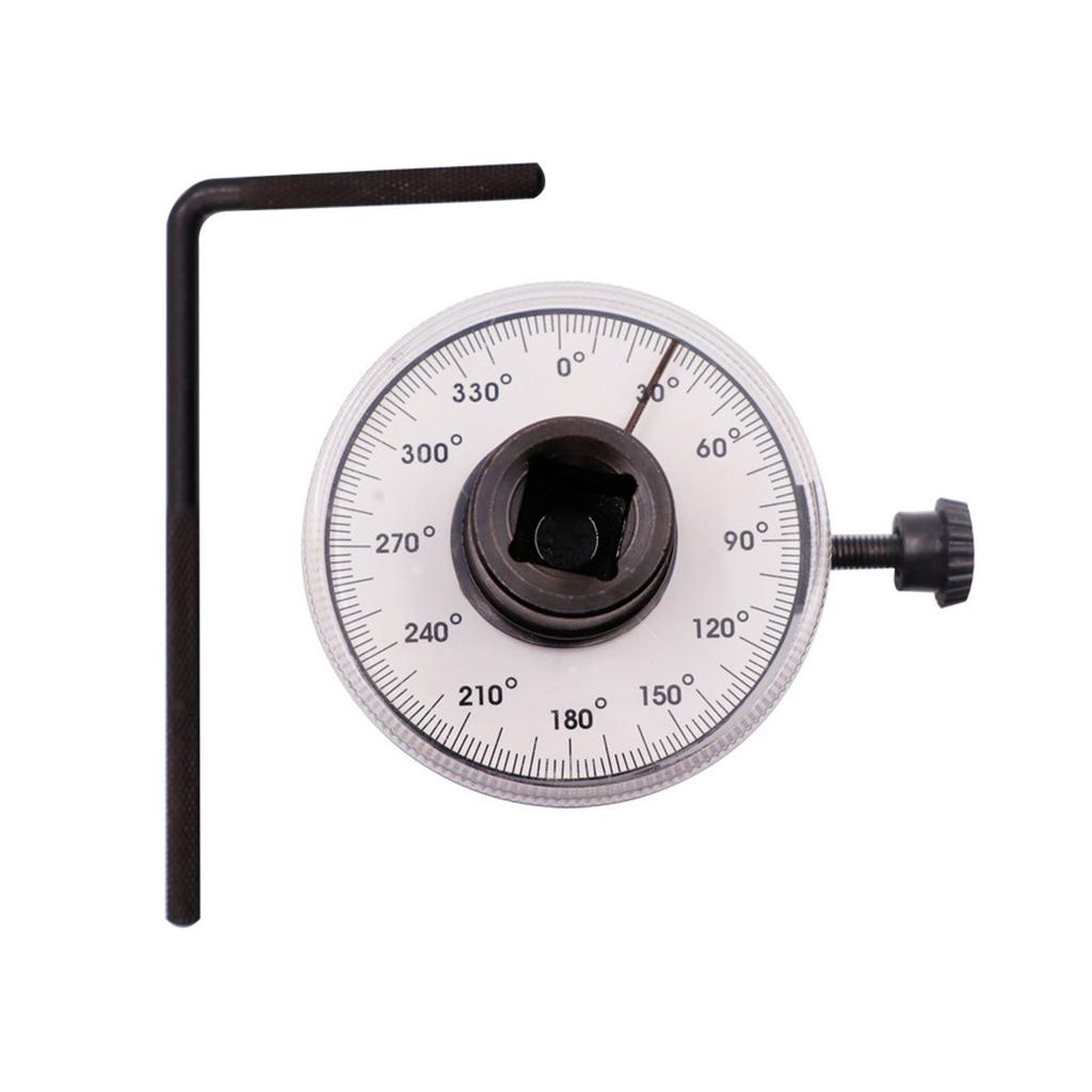 Torque Angle Gauge 1 2in 360 Degrees  Precision Angular Tightening Clear Scale Adjustable Angle Measuring Tool