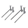 2Pcs Bee Hive Rahmen Grip Werkzeuge Outdoor Garten Zubehör Edelstahl für