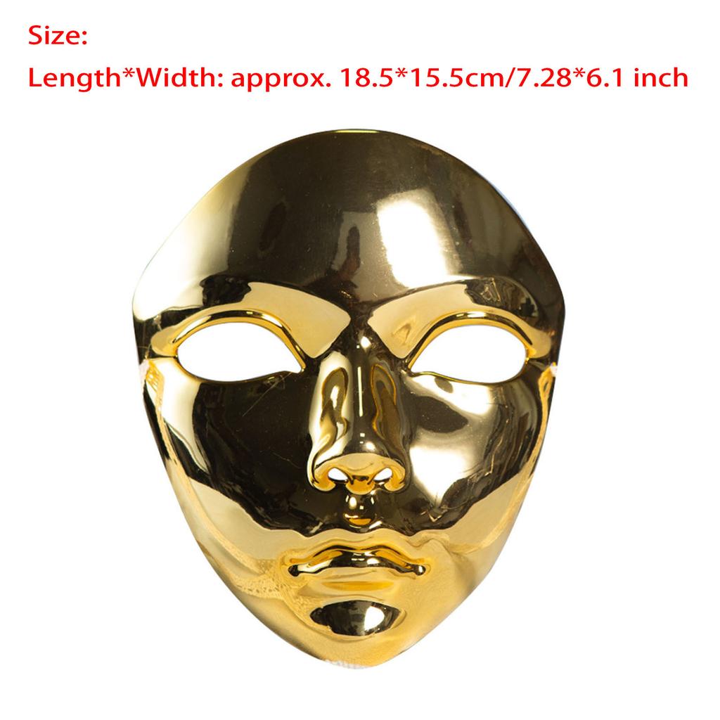 Women‘s Hanfu Cosplay Full Face Mask: Archaistic Design with Self-tied Straps for Themed Party Costume Accessory Props