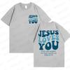 Jesus Liebt Dich T-Shirt Liebe Wie Jesus Shirt Christliches Merch Christliche T-Shirts Jesus Ist König Bibelvers Oberteile Christliche Kleidung