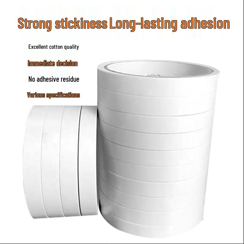 Cotton Paper Double-Sided Adhesive Tape - Thin Office Stationery Tape In Stock