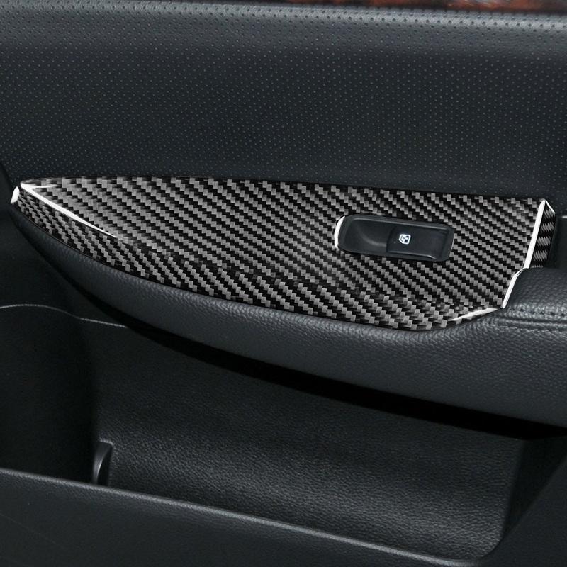 For Subaru Legacy Outback 2010-2014 Carbon Fiber Stickers Central Control Gear Shift Knob Box Panel Car Interior Accessories
