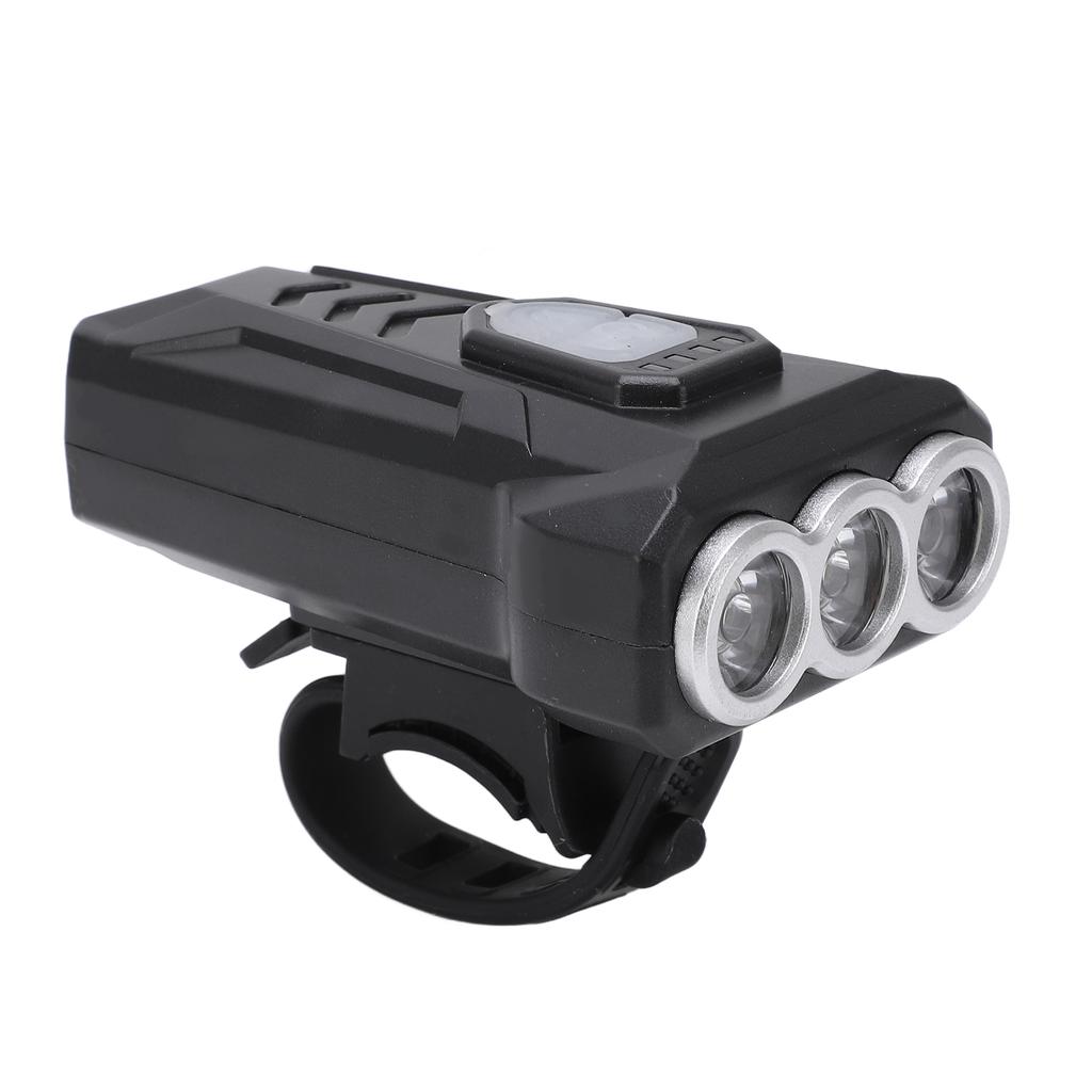 USB Rechargeable Bike Headlight with 4 Modes Wick Bicycle Front Light Waterproof Bike Lights