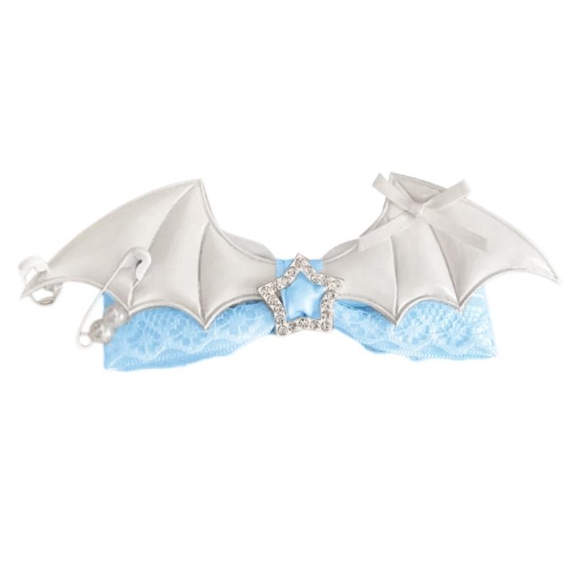 Cosplay Hair Clip Novelty Bat Wing Lace Bows Hairclip Party Headwear Anime Hairpin Female Hair Grip Halloween Headdress