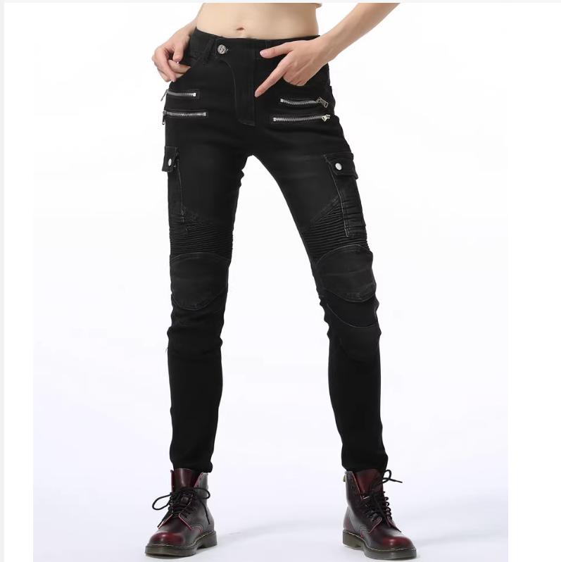 LOONG+BIKER+Women's Harley Style Jeans+Motorcycle Cycling Casual Motorcycle Racing Anti Drop Pants