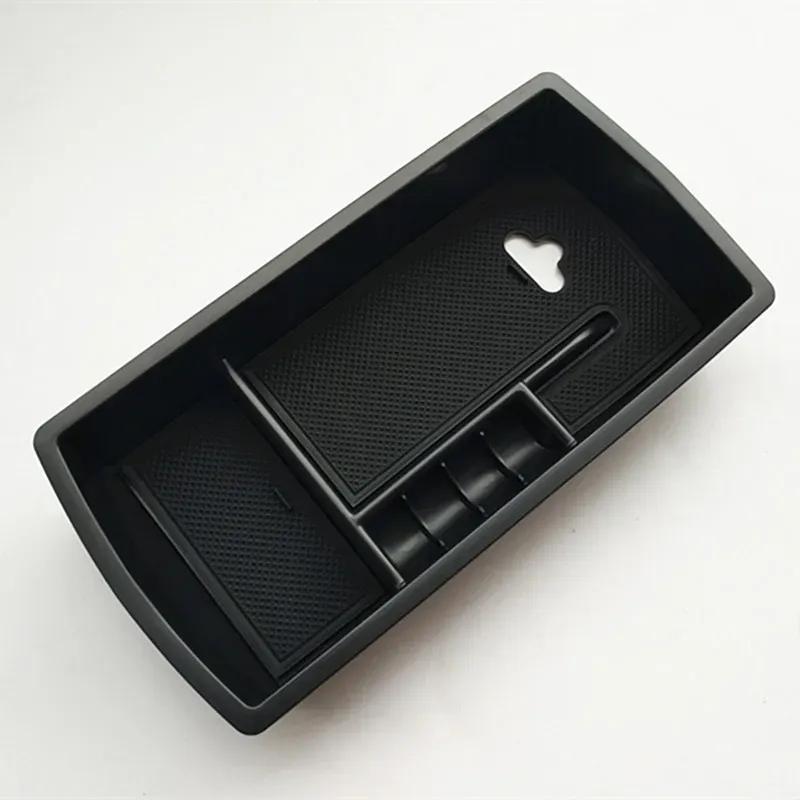 For Peugeot 3008 3008GT 5008 2017 2018   Car Central Armrest Storage Box Center Console Flocking Organizer Accessories