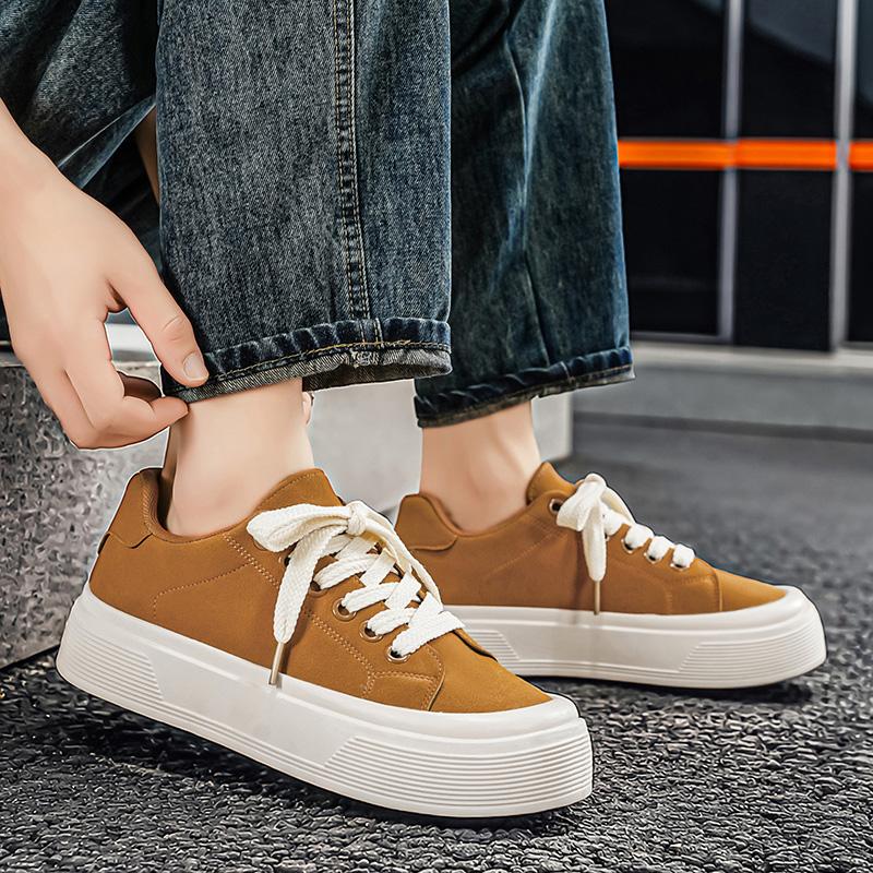 Men's casual shoes, fashiable sports shoes, classic and stylish low-top lace-up shoes, lightweight, comfortable and breathable