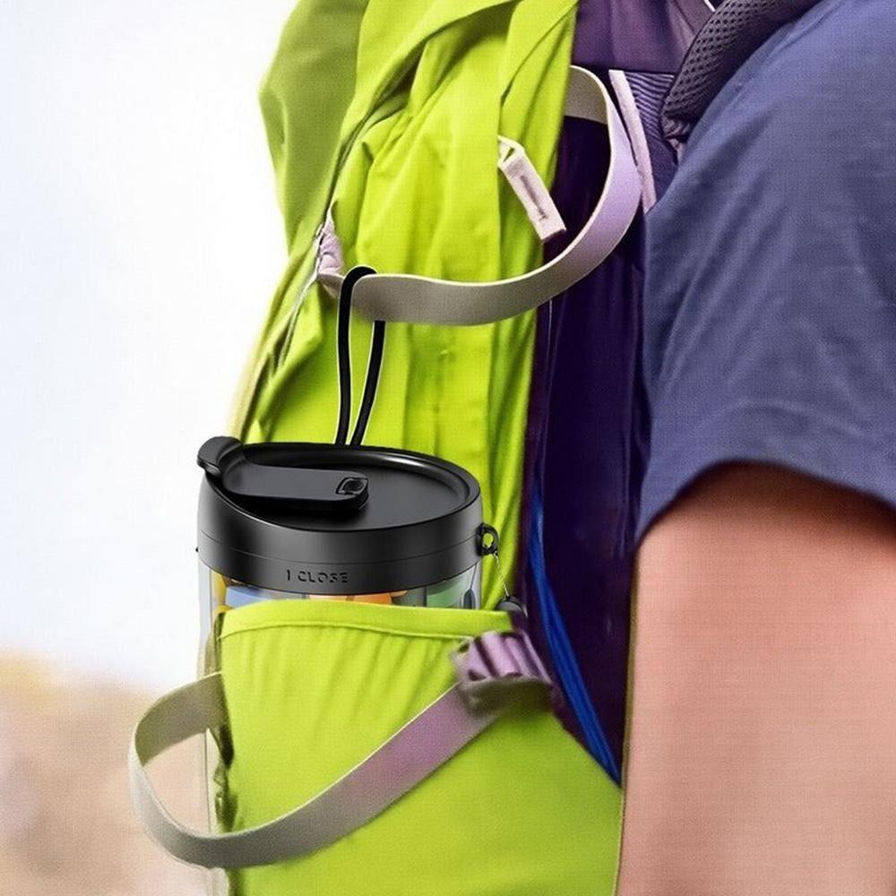 Transparent Pill Storage Containers Sealing 6 Grids Pill Dispenser Bottle Moisture-proof Pill Supplement Organizer Bottle