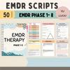 EMDR Script Stages 1-8 Textbook: A 50-Page Worksheet for Eye Movement Therapy Aimed at Trauma Tolerance And Reprocessing Adult Mental Health Resources
