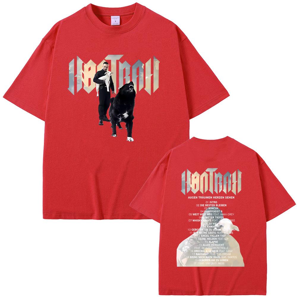 

Rapper Kontra K Augen Traumen Herzen Sehen Album Graphic Tshirt Men Women Hip Hop Fashion Pop Music T Shirt Man Cotton Tshirts S