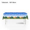 New 51PCS Farm Tractor Party Tableware Included Plates, Cups, Napkins, a Tablecloth