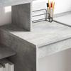 Concrete Grey Desk 100 x 40 x 90 cm Particleboard