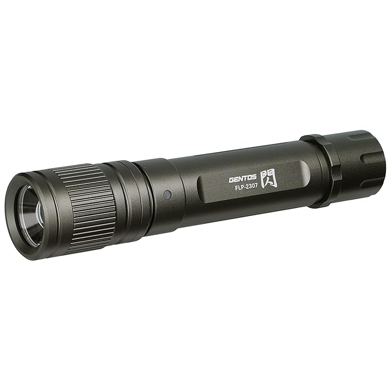 

GENTOS LED flashlight USB rechargeable [Brightness 450 lumens/Practical lighting 10 hours/Dustproof/Splashproof] Uses dedicated rechargeable battery
